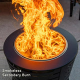 Smokeless Wood Burning Outdoor Fire Pit