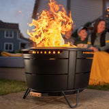 Smokeless Wood Burning Outdoor Fire Pit