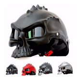 Unique Retro Designer Skull Limited Edition Motorcycle Bike Helmet-Vehicle Accessories-radekus