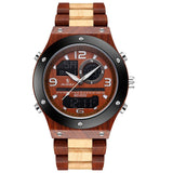 Chronograph Watch Handmade From Sandalwood-Jewelry & Watches-radekus