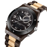 Chronograph Watch Handmade From Sandalwood-Jewelry & Watches-radekus