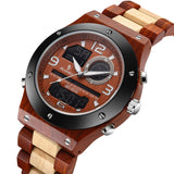 Chronograph Watch Handmade From Sandalwood-Jewelry & Watches-radekus
