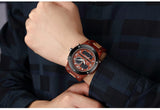 Chronograph Watch Handmade From Sandalwood-Jewelry & Watches-radekus