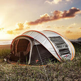 Gray Automatic Tent For Camping