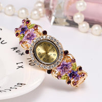 Purple Flower Watch