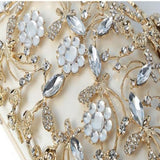 Ornate Pattern Beaded Rhinestone Clutch Bag For Women-Bags & Clutches-radekus