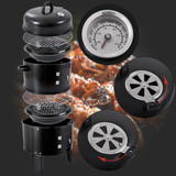 Portable BBQ Smoker Steamer Charcoal Wood Burning Grill