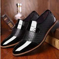 Black Classic PU Leather Shoes For Men