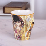 Coffee Tea Cups Mugs With Gustav Klimt Painting Artwork