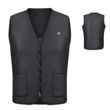 Black Heating Vest For Winters