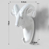 Animal Head Wall Hanger For Coats Keys Bags Umbrellas-hanger-radekus