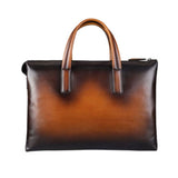 Genuine Leather Deep Color Hue Briefcase Bag For Business & Travel-Bags-radekus