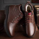 Brown Genuine Leather Shoes For Men