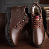 Brown Genuine Leather Shoes For Men