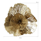 Modern Style 3D Gold Flower Wall Hanging Mural Decor-Wall Hanging-radekus