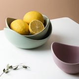 Lotus Ceramic Bowl Fruit Plate Sets