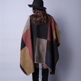 Pure Cashmere Poncho Scarf For Women