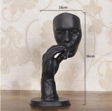 Smoking Men Resin Sculpture For Decor