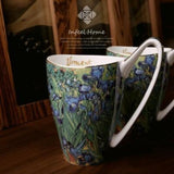 Bone China Coffee Mug & Tea Cup With Retro Art Van Gogh Paintings-Kitchen-radekus