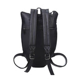 Leather waterproof Backpack Bag With Unique 3D Embossed Owl Face-Bags-radekus