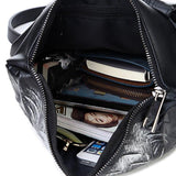 Leather waterproof Backpack Bag With Unique 3D Embossed Owl Face-Bags-radekus