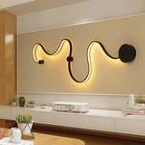 Wavy Pattern Led Home Decor Ceiling Wall Lights For Living Room Bedroom-Wall Light-radekus
