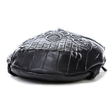 Leather waterproof Backpack Bag With Unique 3D Embossed Owl Face-Bags-radekus