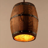 Wooden Wine Barrel Lamp For Home and Office Decor