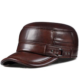 Leather Baseball Cap For Men