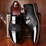 Black Classic PU Leather Shoes