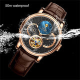 Mechanical Watch With High Accuracy Chronograph & Sapphire Glass-Jewelry & Watches-radekus