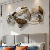 Room Wall Decor Hanging With Amazonian Rainforest Mural In Earthen Tone-Wall Hanging-radekus