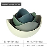 Lotus Ceramic Bowl Fruit Plate Sets