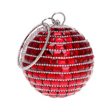 Women Evening Bags Clutch Purse Luxury Diamonds Circular Clutch Bag Fashion Lady Handbag Chain Shoulder Wedding Bag Minaudiere-100002856-radekus