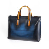 Genuine Leather Deep Color Hue Briefcase Bag For Business & Travel-Bags-radekus