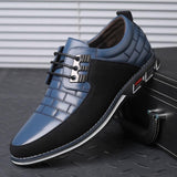 Big Size Business Blue Casual Shoes