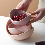 Lotus Ceramic Bowl Fruit Plate Sets