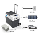 Portable Solar Refrigerator and Rechargeable Cooler