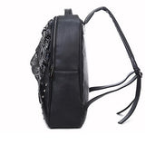 Embossed Lion Head Gothic Backpack Bag-Bags-radekus