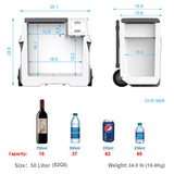 Portable Solar Refrigerator and Rechargeable Cooler