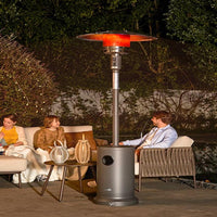 Outdoor Patio Heater with Stainless Steel Burner and Table Design