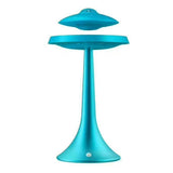 Blue UFO Magnetic Levitating Speakers