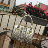 Studded Rhinestone Women's Handbag