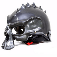 Unique Retro Designer Skull Limited Edition Motorcycle Bike Helmet-Vehicle Accessories-radekus