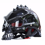 Unique Retro Designer Skull Limited Edition Motorcycle Bike Helmet-Vehicle Accessories-radekus