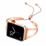 Silver & Gold Tone Bracelet Watchband For Apple Watch-Cuffs, Bracelets & Rings-radekus
