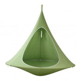 green waterproof hanging ufo flying saucer cocoon camping tent