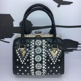 Studded Rhinestone Women's Handbag