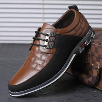 Synthetic Leather Brown Casual Shoes for men