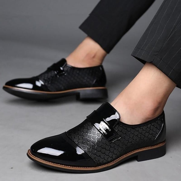 Classic Vegan Leather Handcrafted Slip On Loafer Shoes For Men – radekus